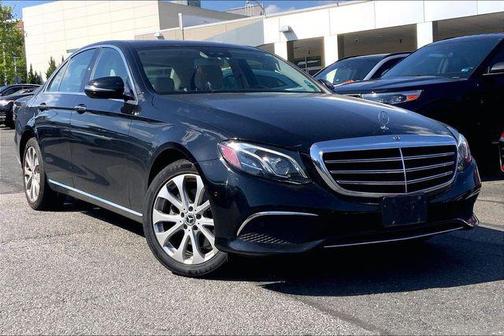 Black 2018 Mercedes-Benz E-Class 4MATIC