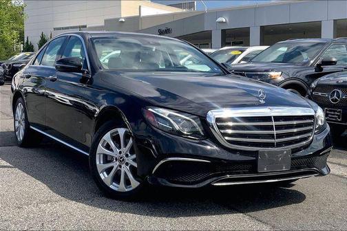 Black 2018 Mercedes-Benz E-Class 4MATIC
