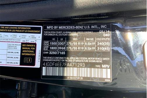 2015 Mercedes-Benz GL-Class 4MATIC