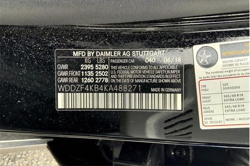 2019 Mercedes-Benz E-Class 4MATIC