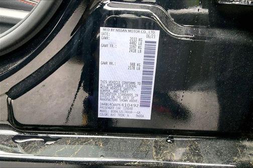 Super Black Clearcoat 2023 Nissan Altima SR Intelligent AWD