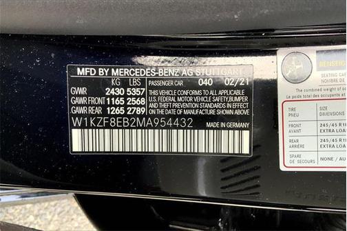2021 Mercedes-Benz E-Class 4MATIC