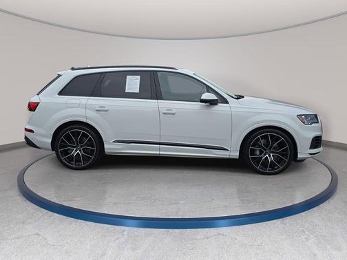 Carrara White 2021 Audi Q7 55 Prestige