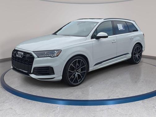 Carrara White 2021 Audi Q7 55 Prestige