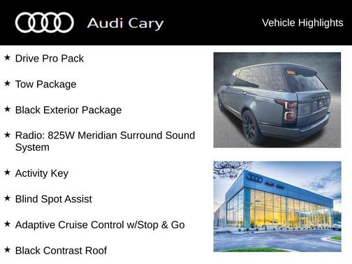 2019 Land Rover Range Rover 3.0L V6 Supercharged HSE