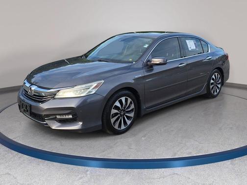Modern Steel Metallic 2017 Honda Accord Hybrid Touring Sedan