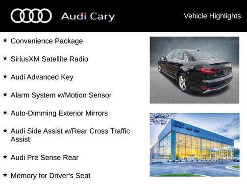 2019 Audi A4 2.0T Premium
