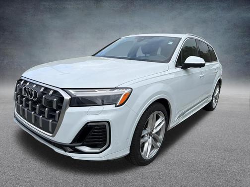 Glacier White Metallic 2025 Audi Q7 55 Premium Plus