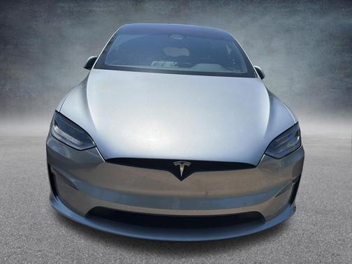 Lunar Silver 2025 Tesla Model X Long Range