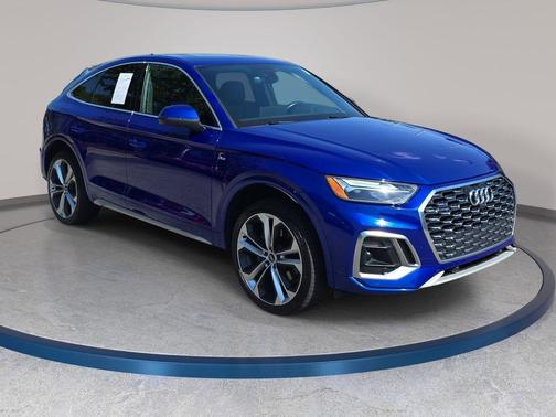 Blue Metallic 2021 Audi Q5 45 Premium Plus