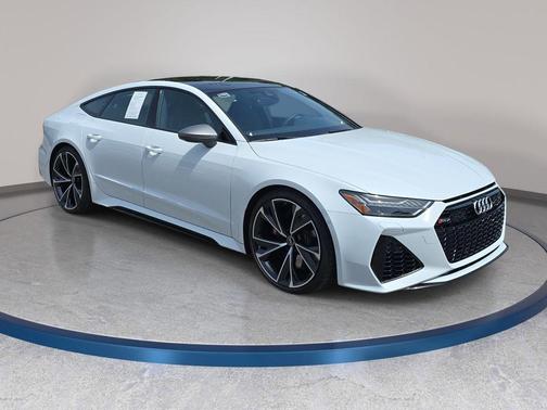 Glacier White Metallic 2025 Audi RS 7 4.0T Performance