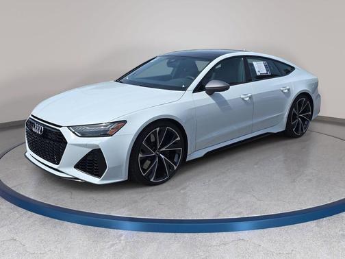 Glacier White Metallic 2025 Audi RS 7 4.0T Performance