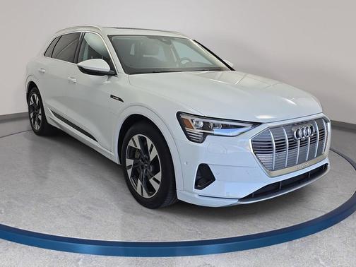 Glacier White Metallic 2023 Audi e-tron Premium Plus quattro
