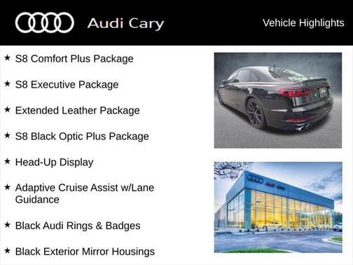 2022 Audi S8 4.0T