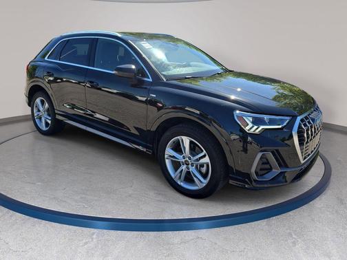 Mythos Black Metallic 2023 Audi Q3 45 S line Premium Plus