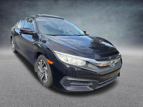 Burgundy Night Pearl 2016 Honda Civic EX