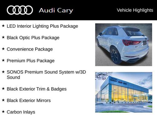 2025 Audi Q3 45 S line Premium Plus