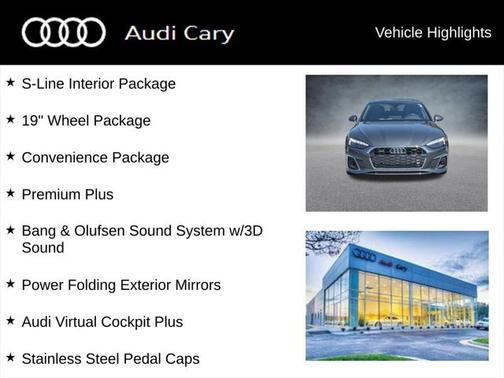 2024 Audi A5 Sportback 45 S Line Premium Plus