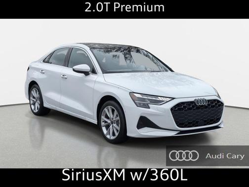 White 2025 Audi A3 Premium