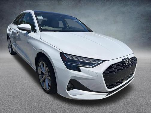 Glacier White Metallic 2025 Audi A3 Premium