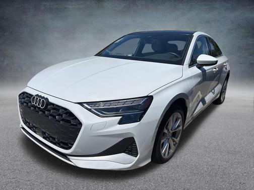 Glacier White Metallic 2025 Audi A3 Premium