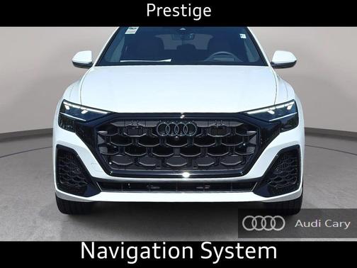 Glacier White Metallic 2026 Audi Q8 55 Prestige
