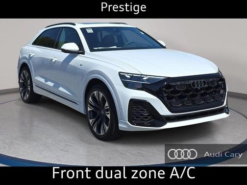 Glacier White Metallic 2026 Audi Q8 55 Prestige