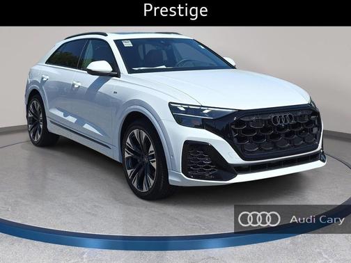 Glacier White Metallic 2026 Audi Q8 55 Prestige