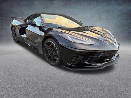 Black 2025 Chevrolet Corvette Stingray w/1LT