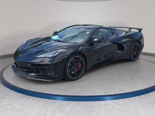 Black 2025 Chevrolet Corvette Stingray w/1LT