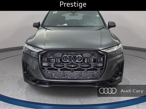 Gray 2026 Audi Q7 55 Prestige