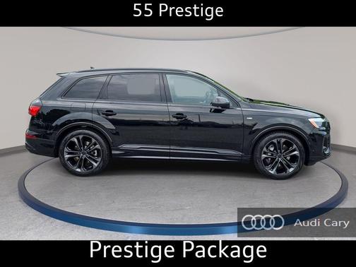 Mythos Black Metallic 2026 Audi Q7 55 Prestige
