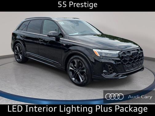 Mythos Black Metallic 2026 Audi Q7 55 Prestige
