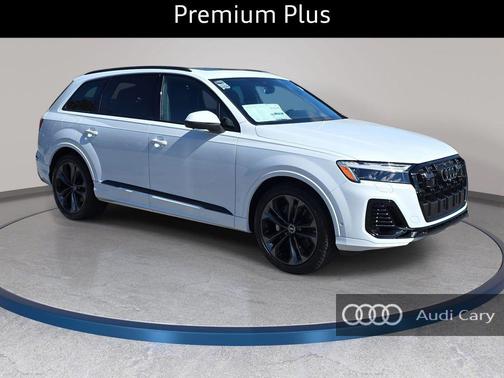 White 2026 Audi Q7 55 Premium Plus