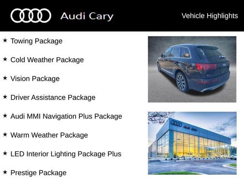 2018 Audi Q7 3.0T Prestige