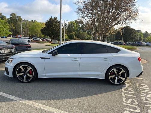 Glacier White Metallic 2023 Audi A5 Sportback 45 S Line Premium Plus
