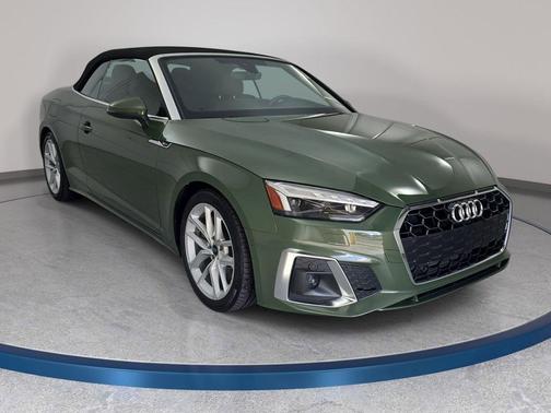 District Green Metallic/Black Roof 2023 Audi A5 Prestige 45 TFSI S line quattro S tronic