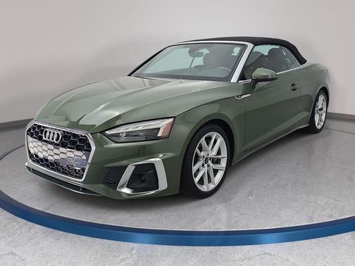 District Green Metallic/Black Roof 2023 Audi A5 Prestige 45 TFSI S line quattro S tronic