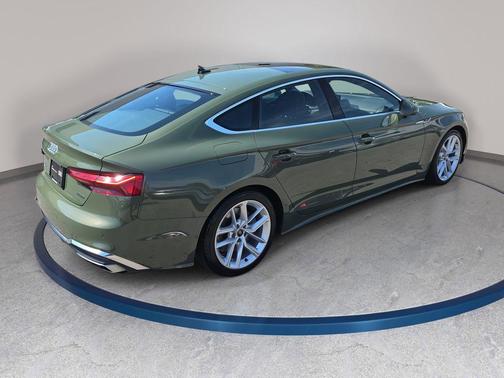 District Green Metallic 2024 Audi A5 Sportback 45 S Line Premium Plus