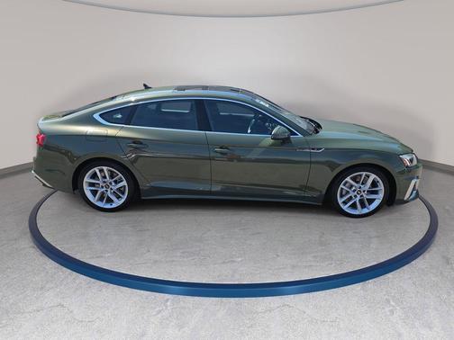 District Green Metallic 2024 Audi A5 Sportback 45 S Line Premium Plus