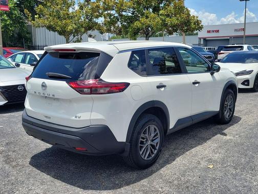 Glacier White 2021 Nissan Rogue S