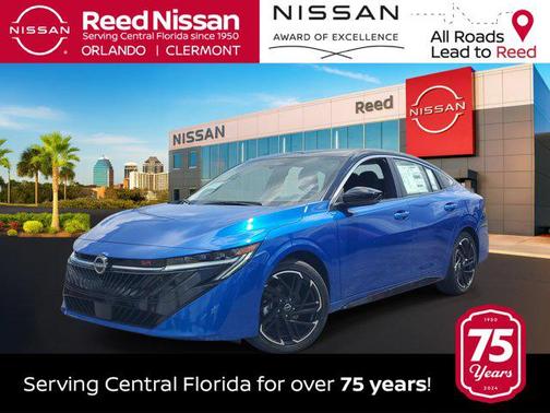 Bluestone Pearl/Super Black 2026 Nissan Sentra SR