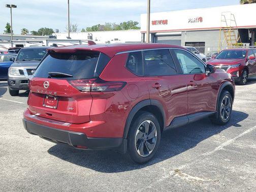 Scarlet Ember Tintcoat 2024 Nissan Rogue SV