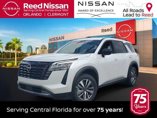 Everest White Pearl Tricoat 2026 Nissan Pathfinder SL