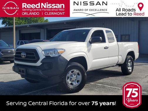 White 2022 Toyota Tacoma SR