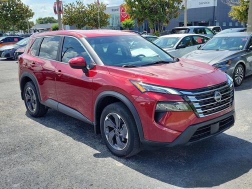 Scarlet Ember Tintcoat 2024 Nissan Rogue SV