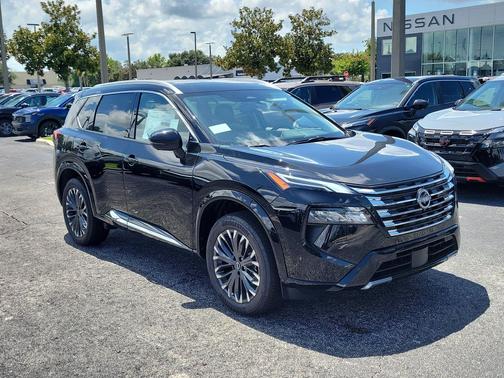 Super Black 2026 Nissan Rogue Platinum