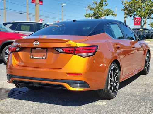 Monarch Orange Metallic/Super Black 2024 Nissan Sentra SR