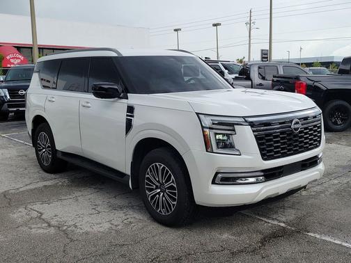 Aspen White Tricoat 2025 Nissan Armada SL 2WD