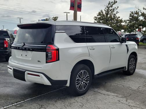 Aspen White Tricoat 2025 Nissan Armada SL 2WD